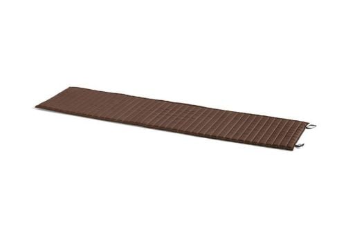 HAY Palissade Chaise Lounge Quilted Cushion 49,5x195 cm - Iron Red