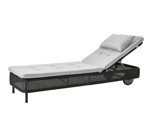 Cane-line Outdoor Presley Kissenset für Sonnenbuggy – Hellgrau