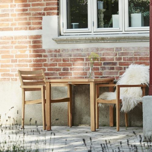 Mandalay Cambridge L: 90 cm und 2 York Chairs – Teak
