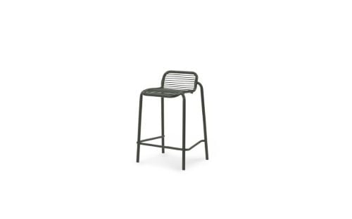 Normann Copenhagen Outdoor Vig Barstol 65 cm - Mørkegrøn