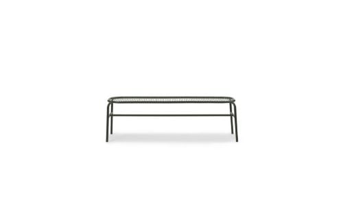 Normann Copenhagen Outdoor Vig Bænk L: 150 cm - Mørkegrøn