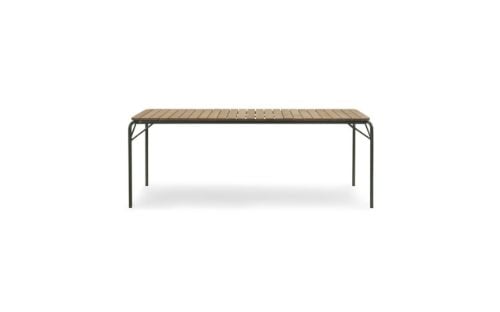 Normann Copenhagen Outdoor Vig Robinie Bord 90x200 cm - Mørkegrøn