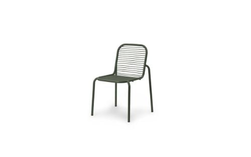Normann Copenhagen Outdoor Vig Stol SH: 46 cm - Mørkegrøn