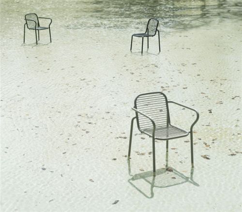 Normann Copenhagen Outdoor Vig Sessel SH: 46 cm – Dunkelgrün