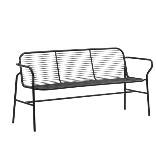 Normann Copenhagen Outdoor Vig Gartenbank - Schwarz