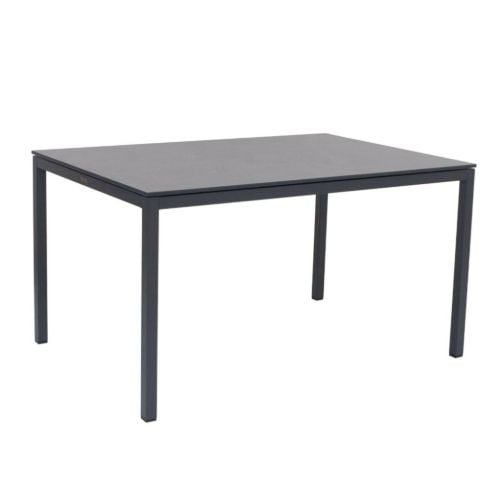 Mandalay Pure Havebord L: 132 cm - Aluminium/Antracit (Midlertidigt Udsolgt)