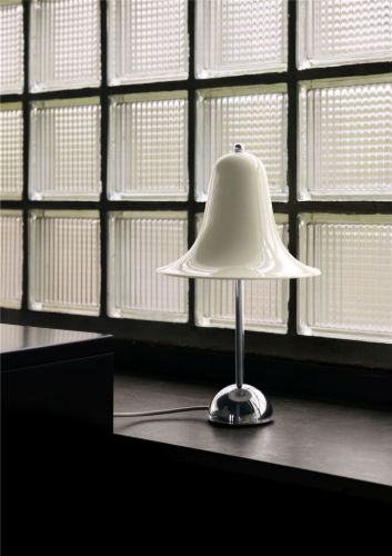 Verpan Pantop Tischleuchte Ø: 23 cm - Metall/Cremeweiß