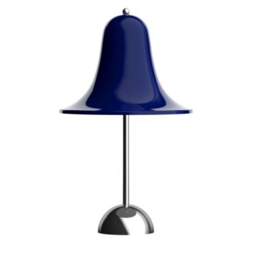 Verpan Pantop Tischleuchte Ø: 23 cm - Metallic/Nachtblau