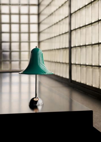 Verpan Pantop Tragbare Lampe Ø: 18 cm - Metall/Dunkelblaugrün