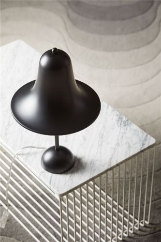 Verpan Pantop Ø23 Tischleuchte H: 38 cm – Mattschwarz