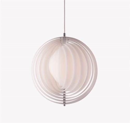 Verpan Moon Opal Pendant Ø: 34 cm - White 