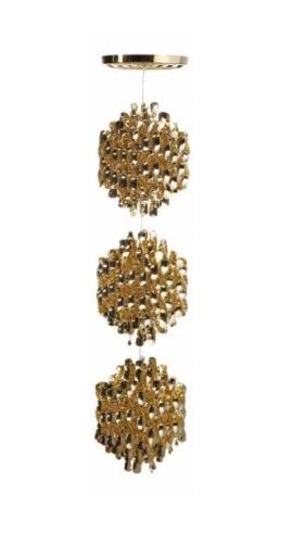 Verpan Spiral SP3 Pendant H: 220 cm - Guld