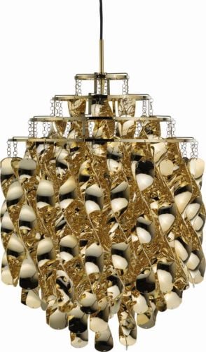 Verpan Spiral SP01 Pendant H: 65 cm - Guld
