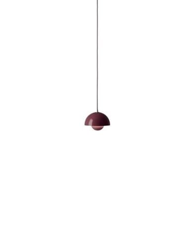 &Tradition Flowerpot VP10 Pendelleuchte Ø: 16 cm - Dark Plum