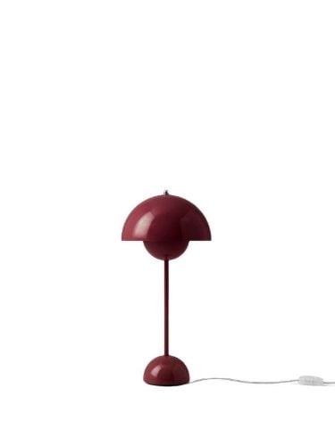 &Tradition Flowerpot VP3 Bordlampe H: 50 cm - Dark Plum