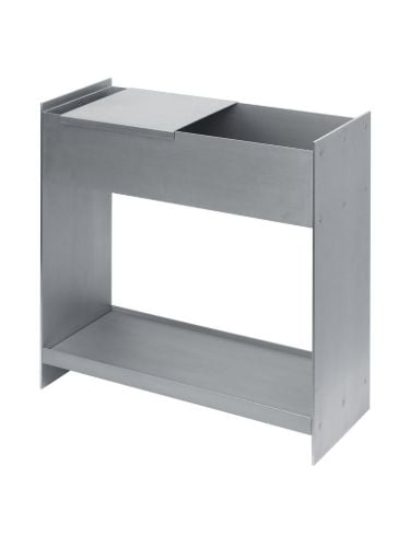 Ferm Living Lager Pflanzenkasten mit Regal B: 60 cm - Aluminium