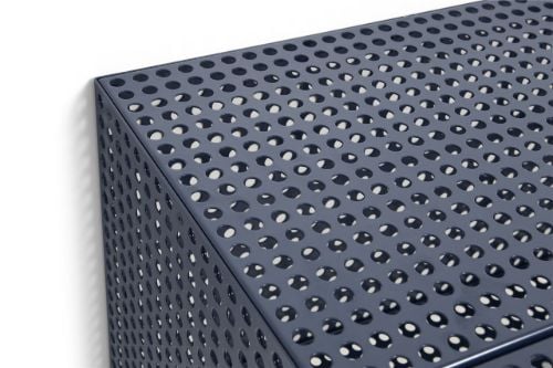 HAY Perforated Wandschrank Klein 45x89 cm - Stahl/Blau