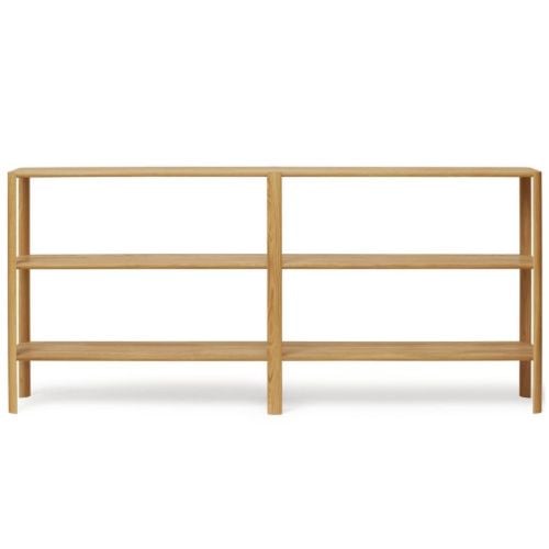 Form & Refine Leaf Shelf 2x3 L: 200 cm - Oiled Oak