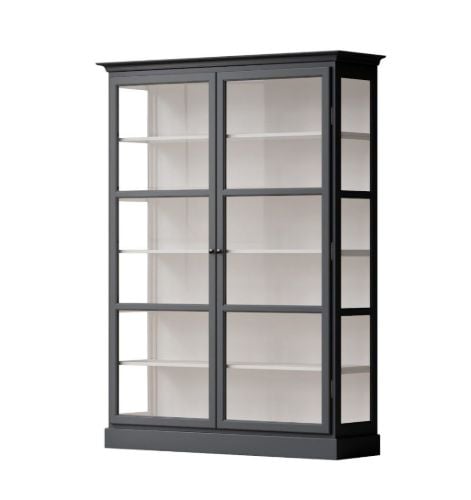 Lindebjerg Design Classic V2 Vitrine 150x210 cm - Anthrazit