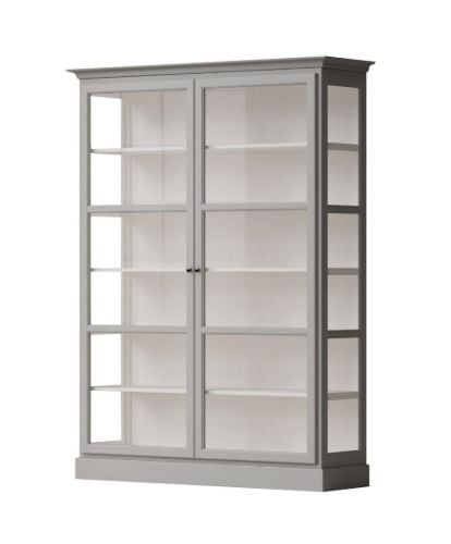 Lindebjerg Design Classic V2 Vitrine 150x210 cm - Grau