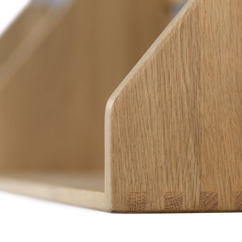 FDB Furniture B5 Børge Mogensen Regal Doppelt 100 x 21 cm – Massive Eiche / Mattlack