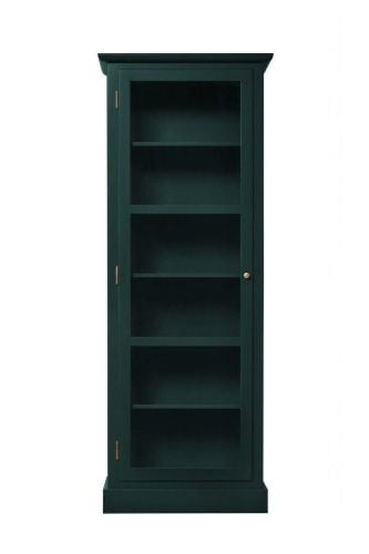 Lindebjerg Design Color N1 Vitrineskab Venstrehængt Dør 70x210 cm - Green