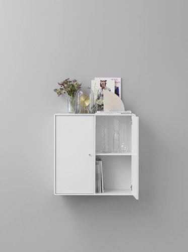Montana Selection 1118 Cover Cabinet mit Aufhängebügel 69,6 x 69,6 cm – 01 Weiß