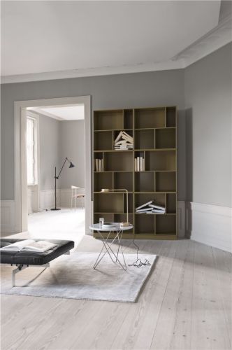 Montana Selection Read Bogreol mit Socken 3 cm 139,2 x 208,8 cm – 101 New White