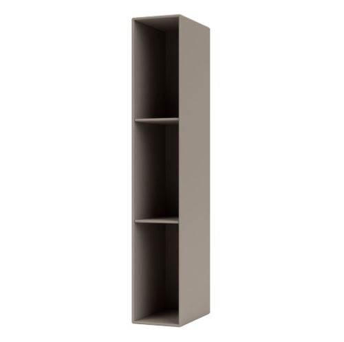 Montana Sidehængt Reol m. 3 Hylder Højre H: 138 cm - 141 Truffle