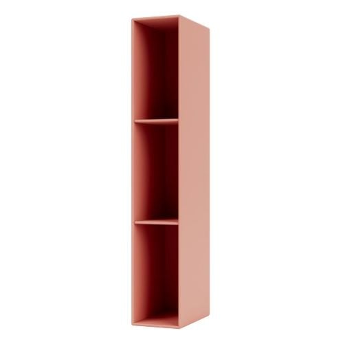 Montana Sidehængt Reol m. 3 Hylder Højre H: 138 cm - 151 Rhubarb