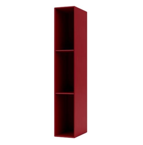 Montana Sidehængt Reol m. 3 Hylder Højre H: 138 cm - 165 Beetroot