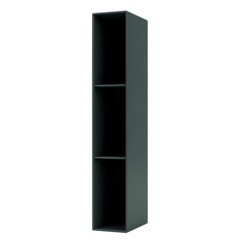 Montana Sidehængt Reol m. 3 Hylder Højre H: 138 cm - 163 Black Jade