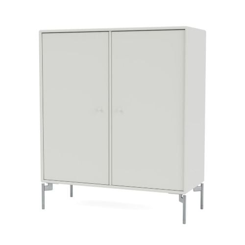 Montana QS Selection 1118 Cover Skab med ben 69,6x69,6 cm - 09 Nordic / Chrome