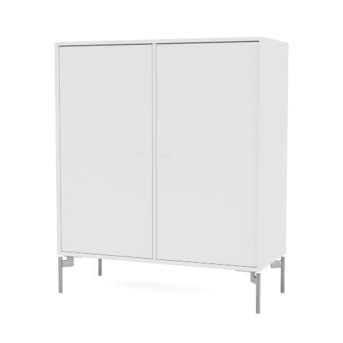 Montana QS Selection 1118 Cover Skab med ben 69,6x69,6 cm - 101 New White / Chrome
