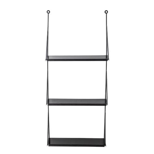 Bloomingville Walter Regal 41x90x11 cm - Metall/Schwarz