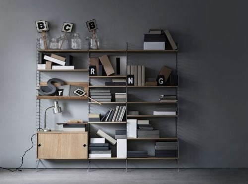 String Furniture Regale 3 Stk. 58x30 cm - Eiche