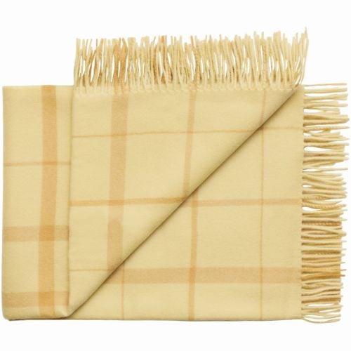 Silkeborg Uldspinderi Warp and Weft Balance Plaid 130x190 cm - Chamomile/Mustard