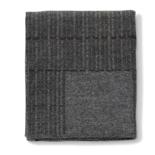 Fredericia Furniture 8230 Grid Plaid 140x170 cm - Tekstil/Mørkegrå