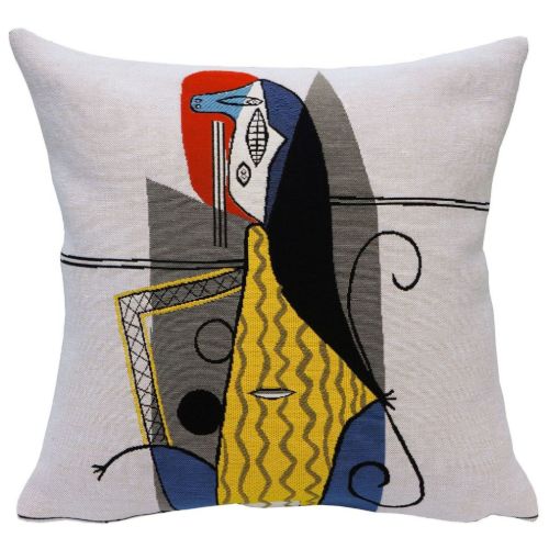 Poulin Design Picasso Pude 45x45 cm - Femme Dans Un Fauteuil (1927)