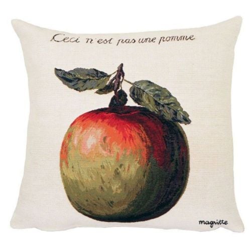 Poulin Design Magritte Pude 45x45 cm - Ceci N´est Pas Une Pomme