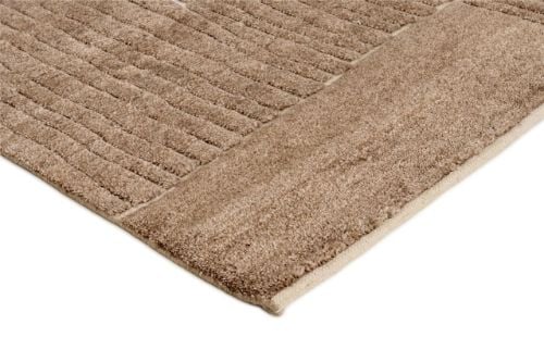Rezas Landscape Fields Teppich 240x170 cm - Braun