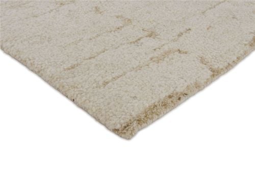 Rezas Amber Kollektion Teppich 240x170 cm - KB-10W Weiß Natur