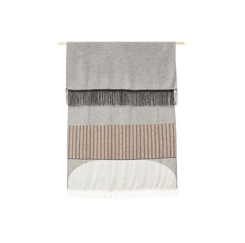 Form & Refine Aymara Plaid 130x190 cm - Pattern Grey