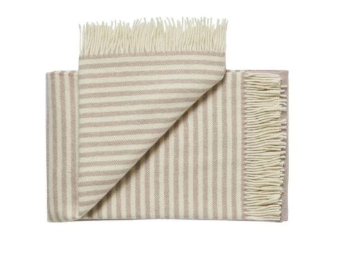 Silkeborg Uldspinderi Bogø Plaid 140x240 cm - Dusty Rose