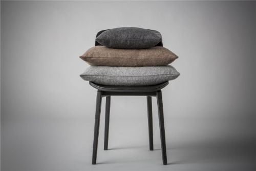 Silkeborg Uldspinderi Athen Kissen 60x60 cm - Dunkles nordisches Grau OUTLET