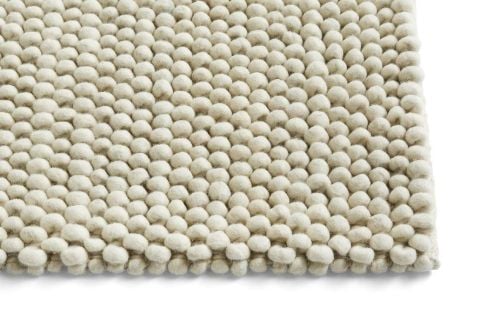 HAY Peas Teppich 140 x 200 cm – Creme