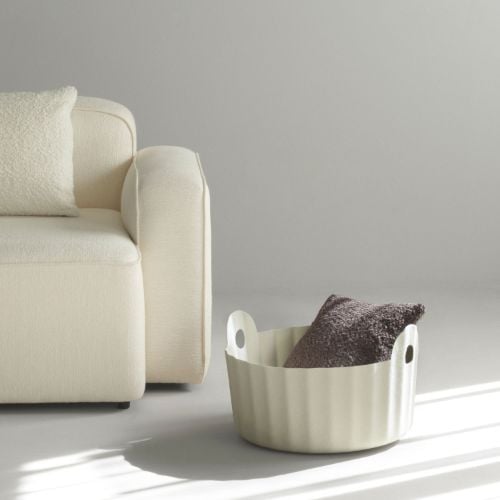 Normann Copenhagen Colu Korb - Creme