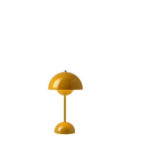 &Tradition Flowerpot VP9 Tischlampe H: 29,5 cm - Senfgelb