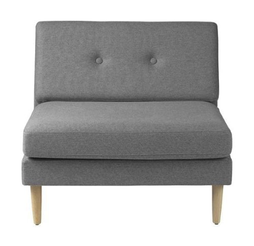 FDB Møbler L42 Firhøj Midter Sofamodul B: 90 cm - Grå