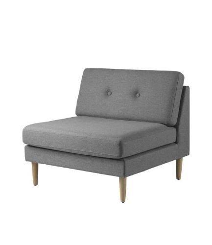 FDB Møbler L42 Firhøj Mid Sofa Modul B: 90 cm – Grau
